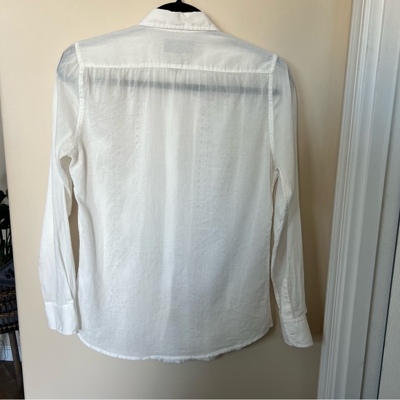 Nili Lotan Tara Eyelet Button Down Shirt - Picture 8 of 11